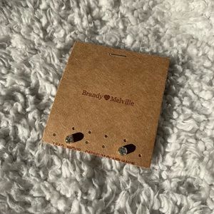 Brandy Melville Crystal Earrings